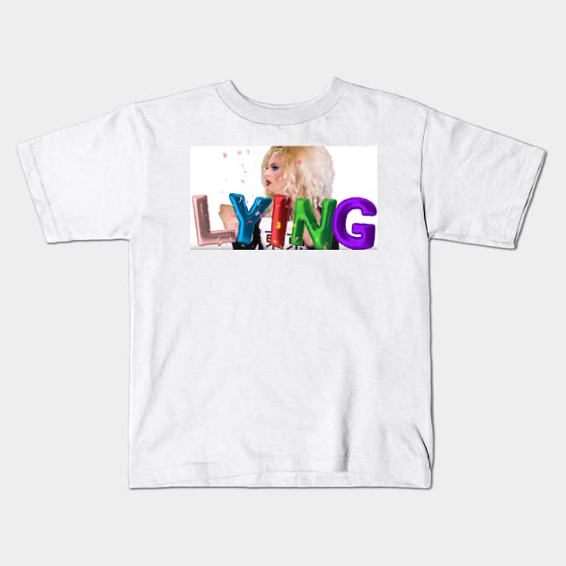 Katya Zamolodchikova Kids T-Shirt by glumwitch